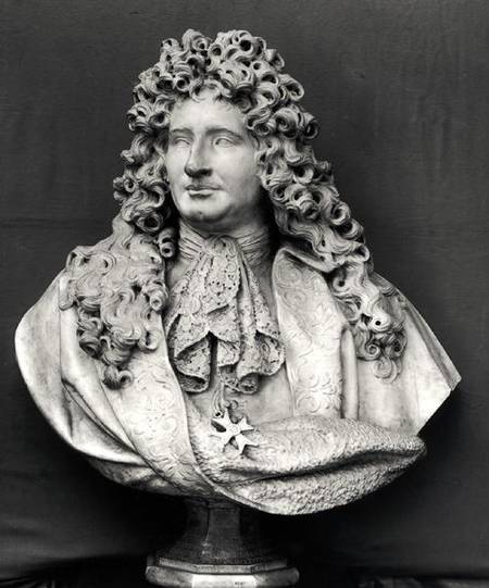 Bust of Jules Hardouin Mansart (1646-1708) de Antoine Coysevox