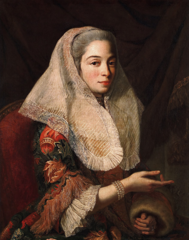 Portrait of a Young Maltese Lady de Antoine de Favray