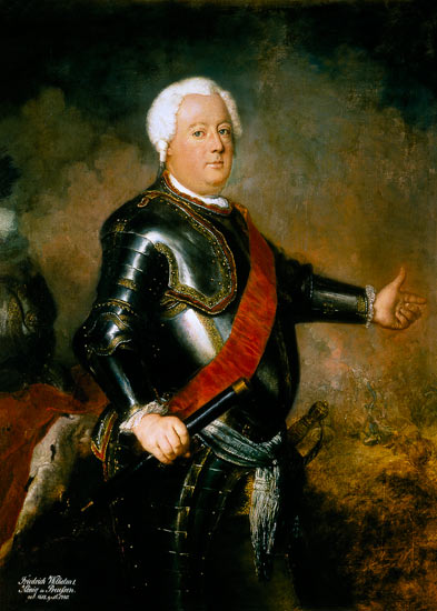 Friedrich Wilhelm I., king of Preussen de Antoine Pesne