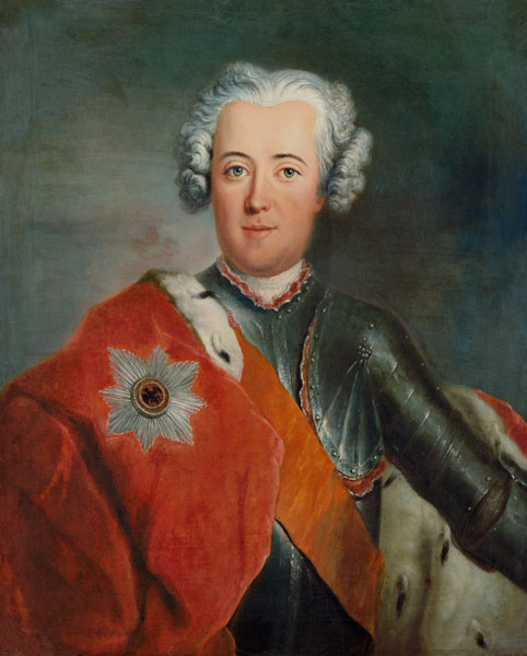 Crown Prince Frederick II, c.1740 de Antoine Pesne