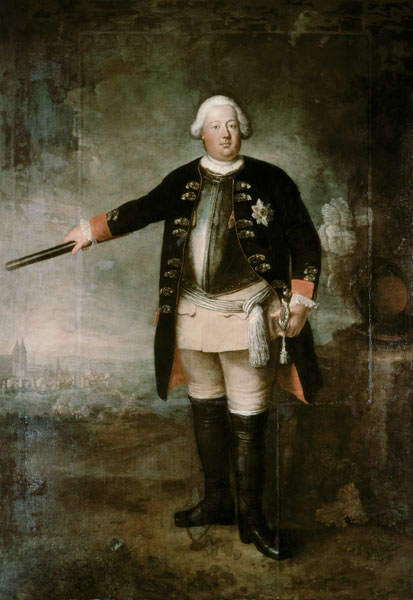 Frederick William I of Prussia de Antoine Pesne