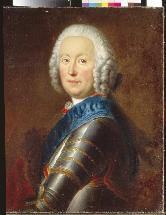 Count Jerzy Detloff Fleming (1699-1771), Artillery General, Grand Treasurer of Lithuania, and voivod de Antoine Pesne