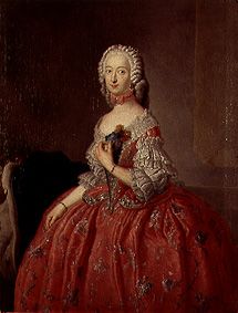 Duchess Filipino Charlotte of Brunswick-Wolfenbütt de Antoine Pesne