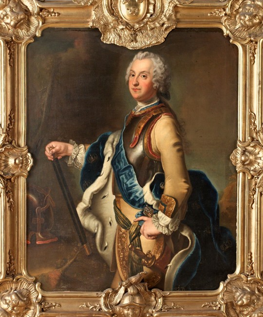 Portrait of Adolph Frederick (1710-1771), Crown Prince of Sweden de Antoine Pesne