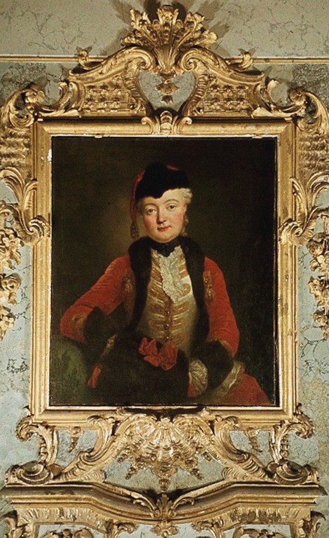 Portrait of Wilhelmine Dorothee von der Marwitz (1718-1787) de Antoine Pesne
