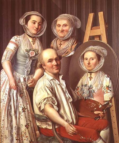 The Artist and His Family de Antoine Raspal