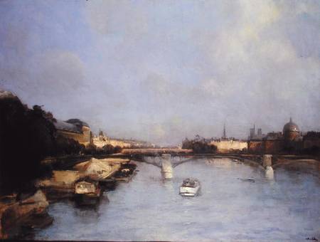 River Seine, Paris de Antoine Vollon