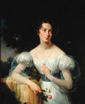 Portrait of Hortense Ballu, future Madame Alphonse Jacob-Desmalter