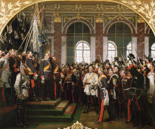 Kaiserproklamation zu Versailles de Anton Alexander von Werner