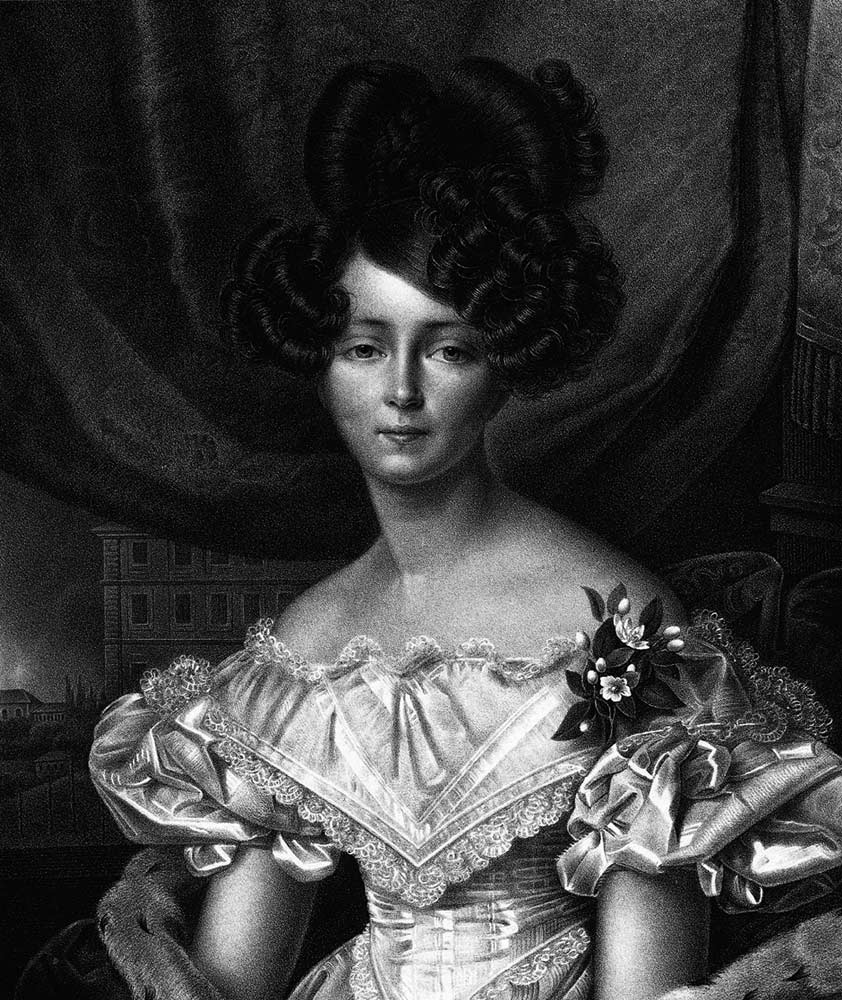 Augusta of Saxe-Weimar-Eisenach as Princess of Prussia de Anton Alexander von Werner