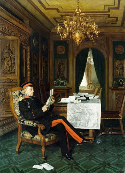 Moltke in Versailles de Anton Alexander von Werner