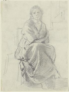 Sitting woman