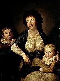 Portrait Christiane Schletter, born Demiani with h de Anton Graff