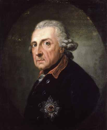 Federico II (el Grande), rey de Prusia - Anton Graff