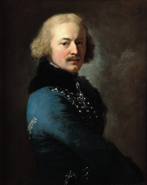 Portrait of the Karl Wilhelm Ferdinand of Funck. de Anton Graff