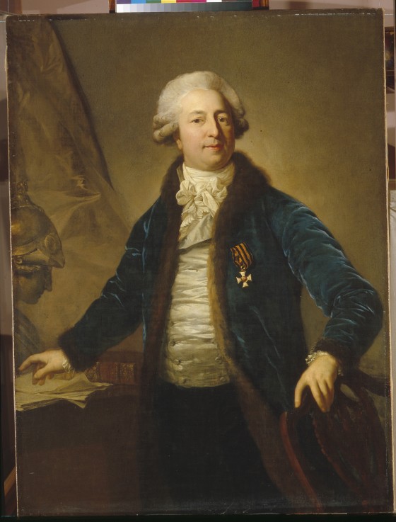 Portrait of Adrian Ivanovich Divov (1749-1814) de Anton Graff