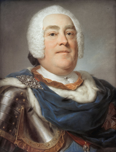 Augustus III of Poland de Anton Raffael Mengs