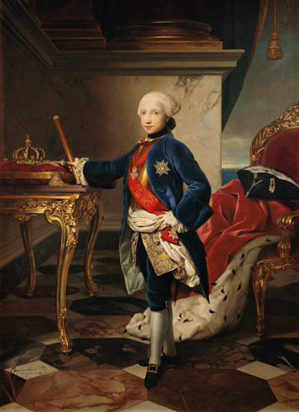 Ferdinand IV ., king of Naples de Anton Raffael Mengs