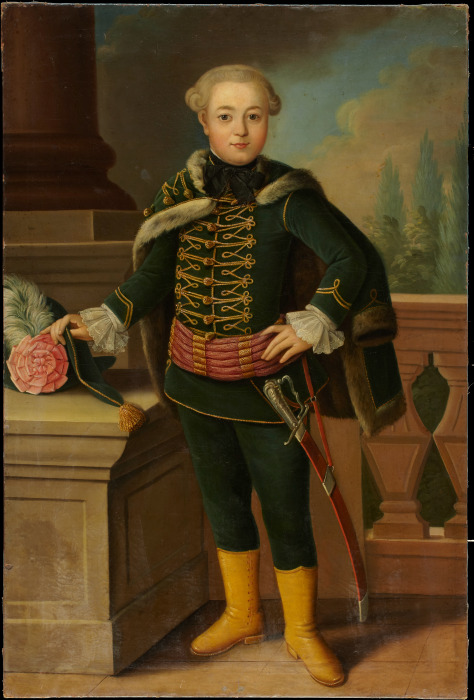 Portrait of Carl Justinian von Holzhausen (1750-1793) de Anton Tischbein