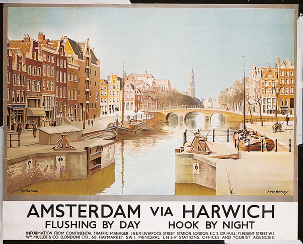 Amsterdam via Harwich, c.1930 de Anton van Anrooy