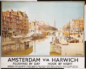 Amsterdam via Harwich, c.1930