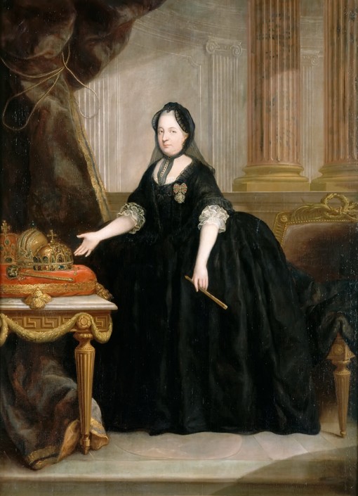 Portrait of Empress Maria Theresia of Austria (1717-1780) de Anton von Maron