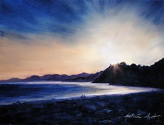 Spanish Coast, 2002 (oil on canvas)  de Antonia  Myatt