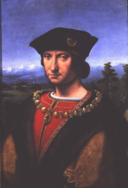 Portrait of Charles d'Amboise (1471-1511) Marshal of France de Antonio da Solario