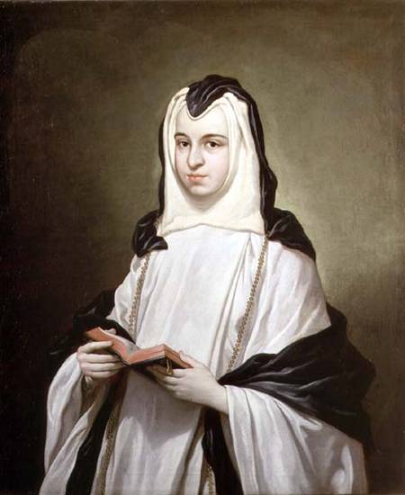 Portrait of a nun de Antonio Gonzalez Ruiz