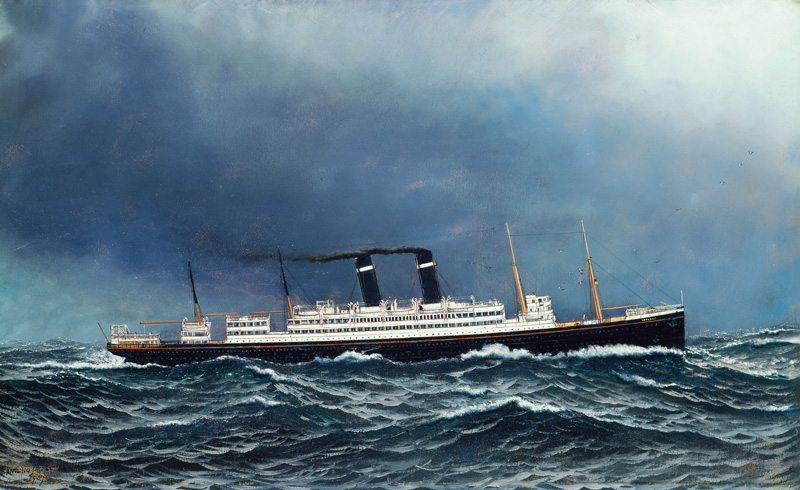 The Steamship 'Lapland' de Antonio Jacobson