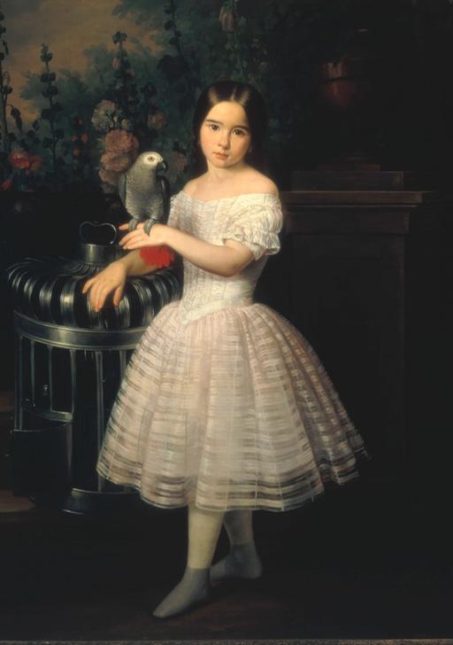 Portait of Rafaela Flores Calderón as a child de Antonio Maria Esquivel