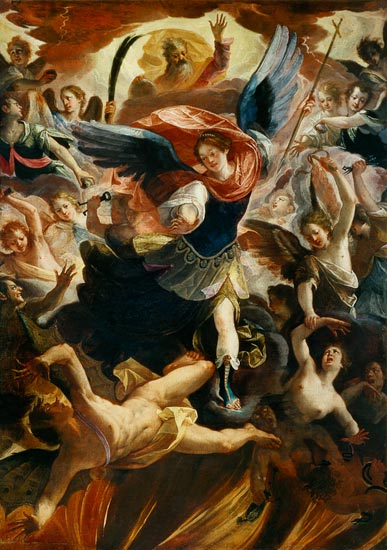 The Archangel Michael Vanquishing the Devil de Antonio Maria Viani