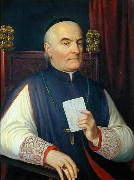 Portrait of Monsignor Ferdinando Baldanzi, Archbishop of Siena de Antonio Marini