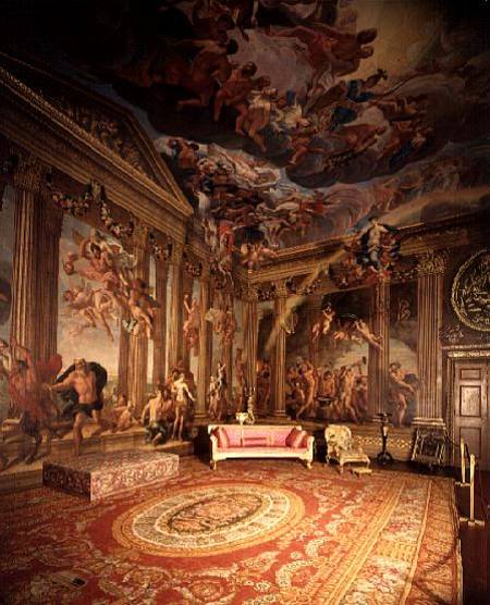 Olympian Gods, wall paintings in the Heaven Room de Antonio Verrio