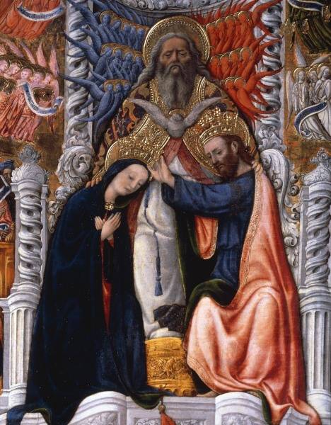 A.Vivarini / Coronation of Mary / 1444 de Antonio Vivarini