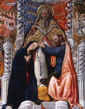 A.Vivarini / Coronation of Mary / 1444
