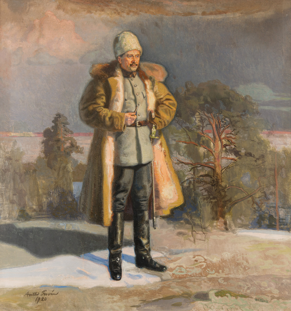 General Mannerheim watching the Battle of Tampere de Antti Faven