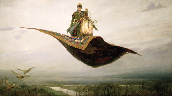 The Magic Carpet de Apollinari Mikhailovich Vasnetsov