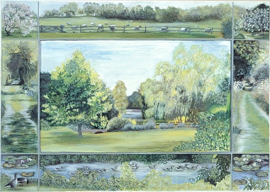 The Lake, Glyndebourne, 1997 (tempera)  de Ariel  Luke