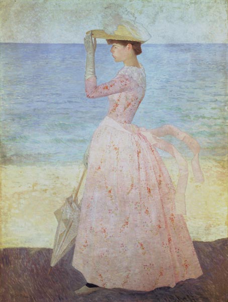 Woman with parasol. de Aristide Maillol