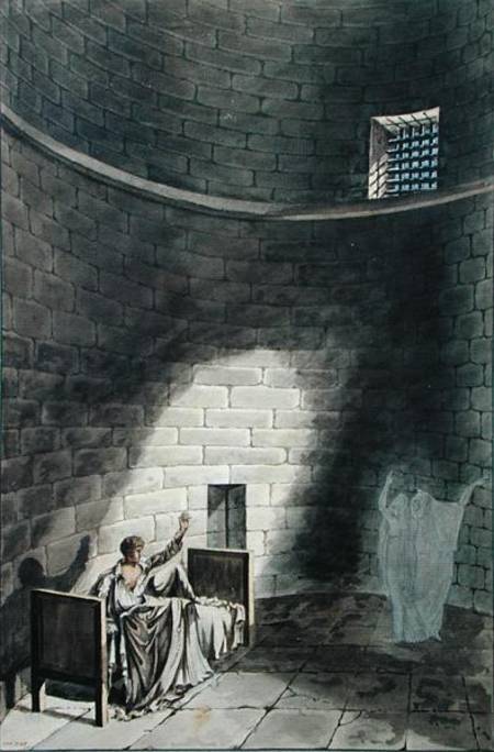 Madame de Guiche and her Daughter Appear at Night before the Artist in Prison de Armand de Polignac