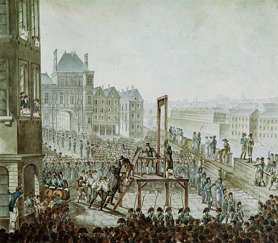 The Execution of Georges Cadoudal (1771-1804) and his Accomplices, Place de Greve, 25th June 1804 de Armand de Polignac