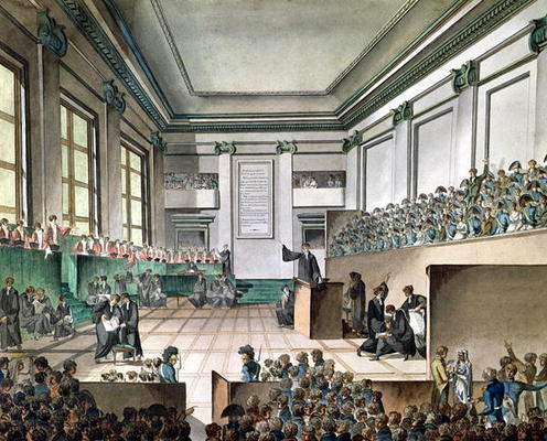 The Trial of the Cadoudal Affair, c.1804 (w/c on paper) de Armand de Polignac