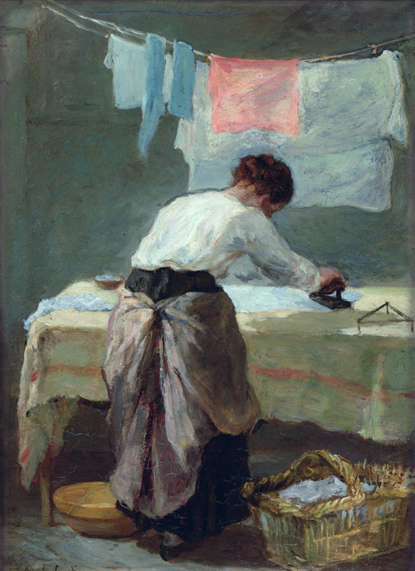 Woman Ironing de Armand-Desire Gautier