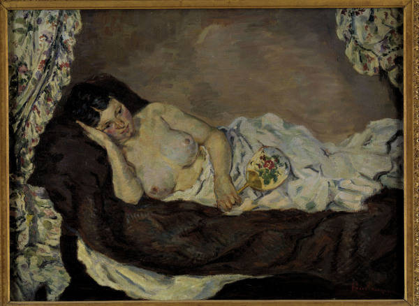 A.Guillaumin / Reclining nude / 1877 de Armand Guillaumin