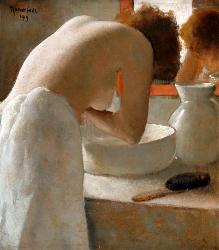 Woman Washing de Armand Rassenfosse