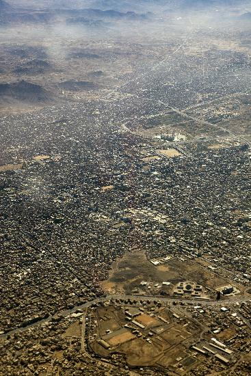 Jemen - Sanaa aus der Luft de Arno Burgi