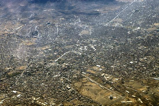 Jemen - Sanaa aus der Luft de Arno Burgi