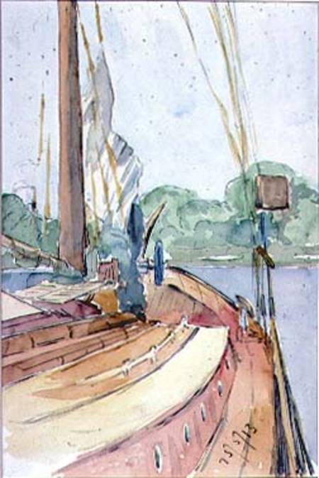 The Deck of a Dutch Yacht de Arnold Bennett