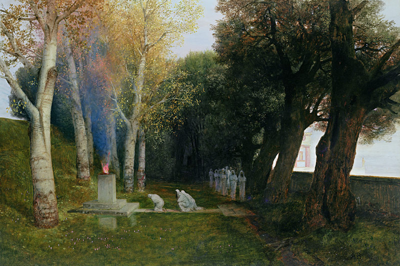 Sacred Grove de Arnold Böcklin